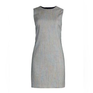 Theory Easy Linen Shift Dress Size 8